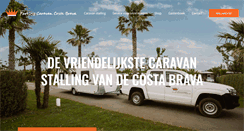 Desktop Screenshot of parkingcaravancostabrava.com